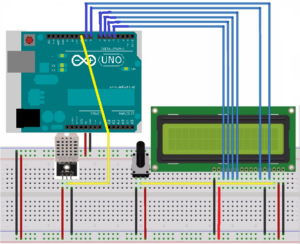 Arduino Uno yordamida  xaroratni o'lchash